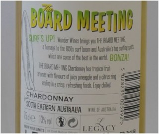 Board Meeting Chardonnay