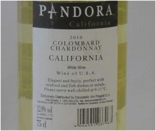 Pandora Chardonnay